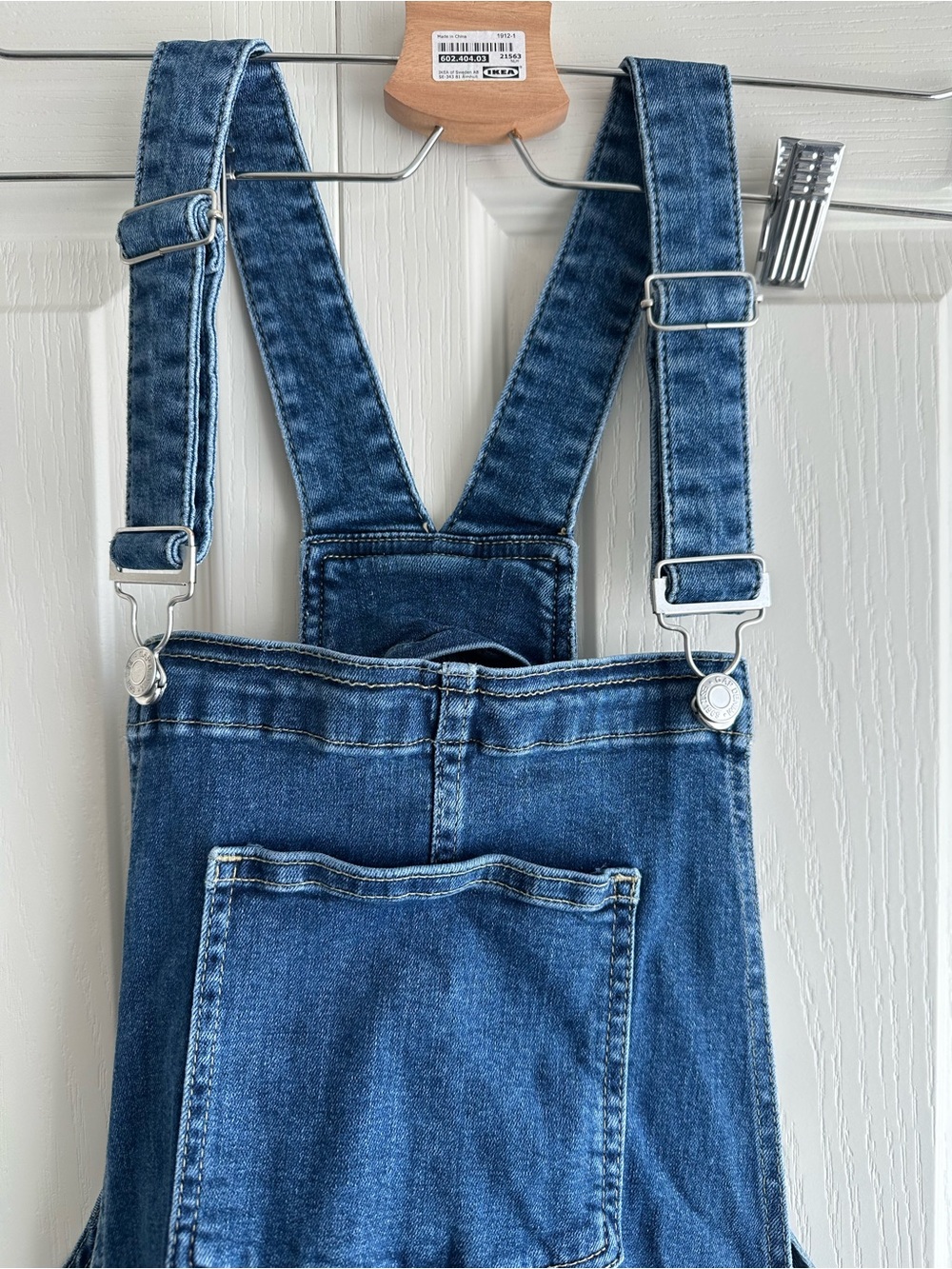 GAP Maternity Classic Blue Denim Overalls - Picture 3 of 8